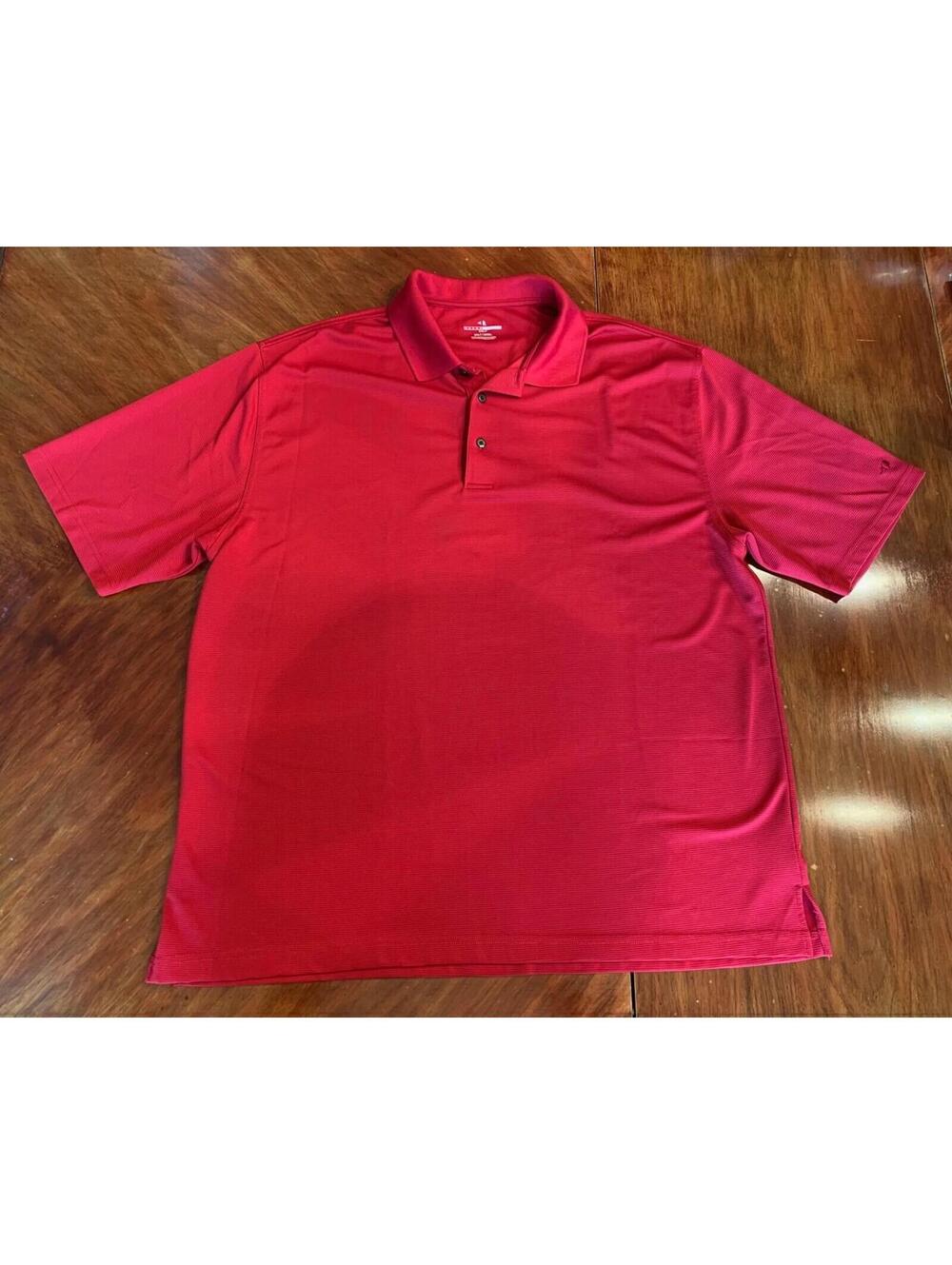 Men's 2XL Red Grand Slam Polo Shirt